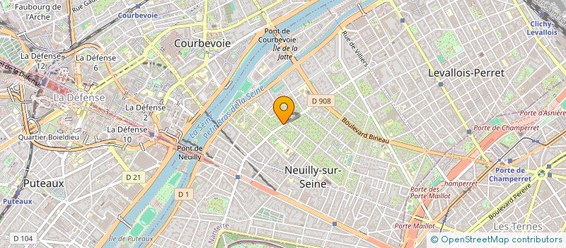 localisation de l'entreprise MADAME LOLA SPORTES à NEUILLY-SUR-SEINE