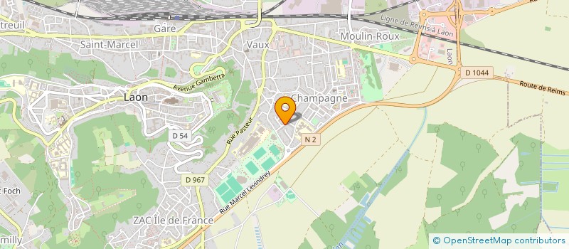 localisation de l'entreprise MADAME LOLA TAVERNIER à LAON