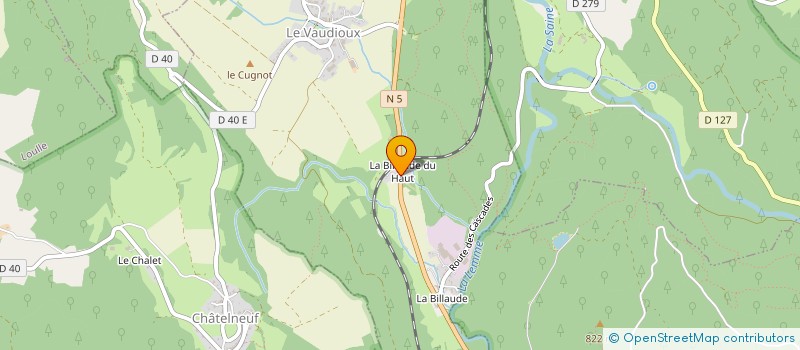 localisation de l'entreprise MADAME LOLA VUILLAUMIER  MONT-SUR-MONNET