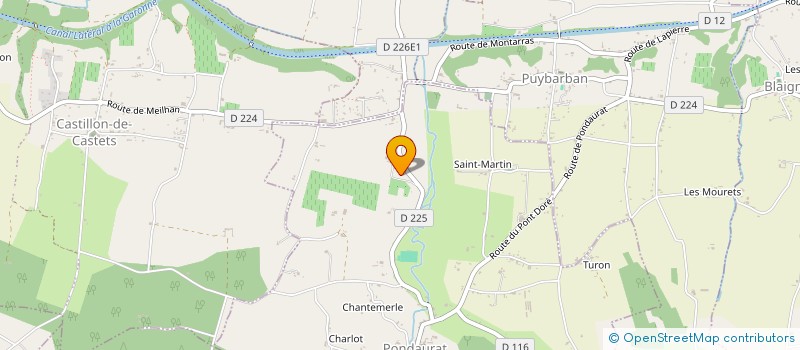 localisation de l'entreprise MADAME LOLI LURINE  PONDAURAT