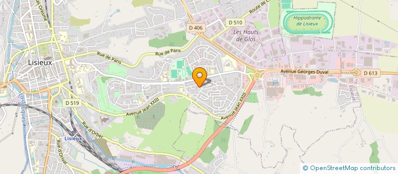 localisation de l'entreprise MADAME LOLINA POTIER  LISIEUX