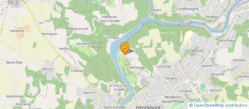 localisation de l'entreprise MADAME LOLITA AMELINE  HENNEBONT