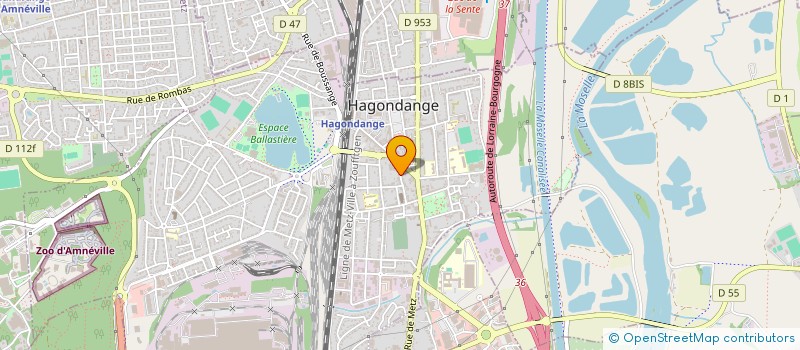 localisation de l'entreprise MADAME LOLITA BOZINOSKI  HAGONDANGE