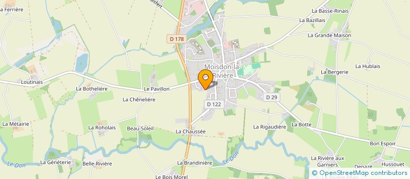 localisation de l'entreprise MADAME LOLITA BROSSEAU  MOISDON-LA-RIVIERE