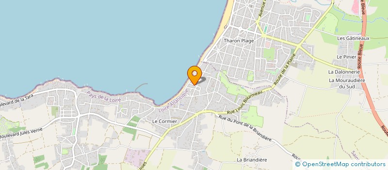 localisation de l'entreprise MADAME LOLITA CHEVRIER à LA PLAINE-SUR-MER