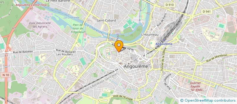 localisation de l'entreprise MADAME LOLITA COUTURIER à ANGOULEME