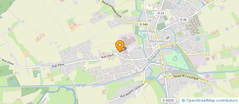 localisation de l'entreprise MADAME LOLITA DEHAINE  MERVILLE