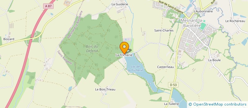 localisation de l'entreprise MADAME LOLITA DELATOUR  MESNARD-LA-BAROTIERE