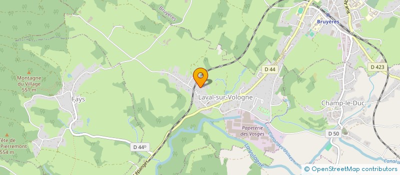 localisation de l'entreprise MADAME LOLITA DUARTE  LAVAL-SUR-VOLOGNE