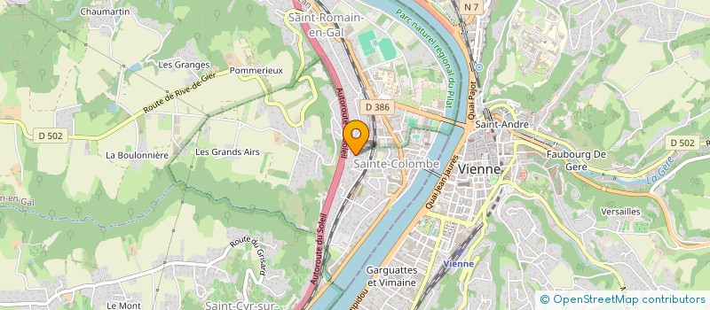 localisation de l'entreprise MADAME LOLITA GIANSOLDATI  SAINTE-COLOMBE