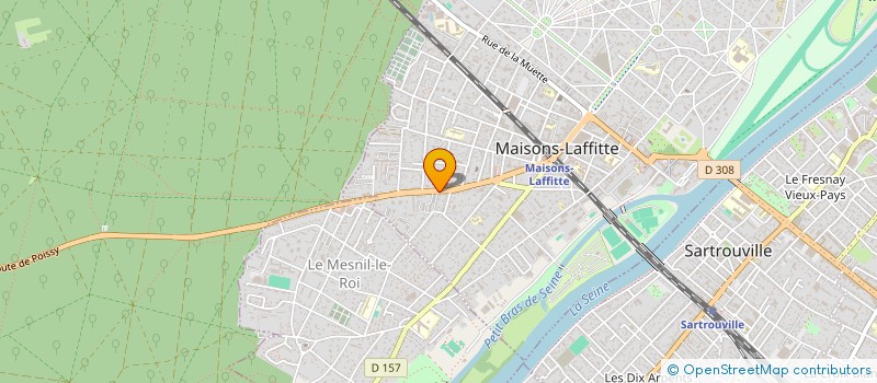 localisation de l'entreprise MADAME LOLITA GONCALVES  MAISONS-LAFFITTE