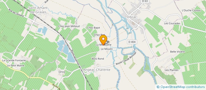 localisation de l'entreprise MADAME LOLITA JOURDAIN à ANGEAC-CHARENTE