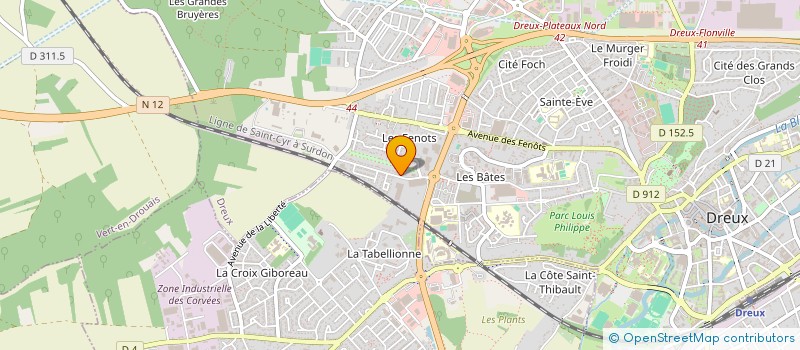 localisation de l'entreprise MADAME LOLITA LE NAMOURIC à DREUX