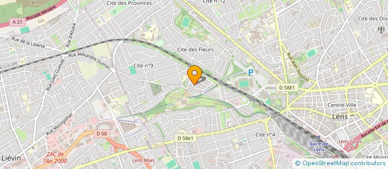 localisation de l'entreprise MADAME LOLITA LEMOINE  LENS