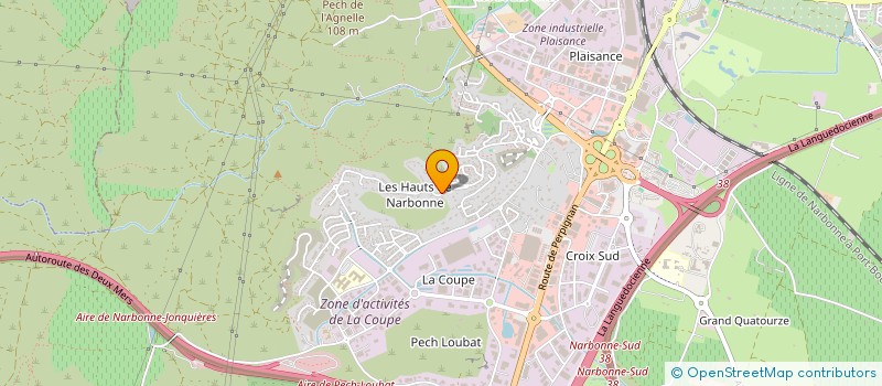 localisation de l'entreprise MADAME LOLITA MARTIN à NARBONNE