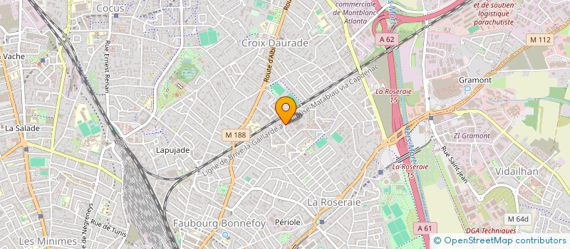 localisation de l'entreprise MADAME LOLITA PAULINE BONILLO  TOULOUSE