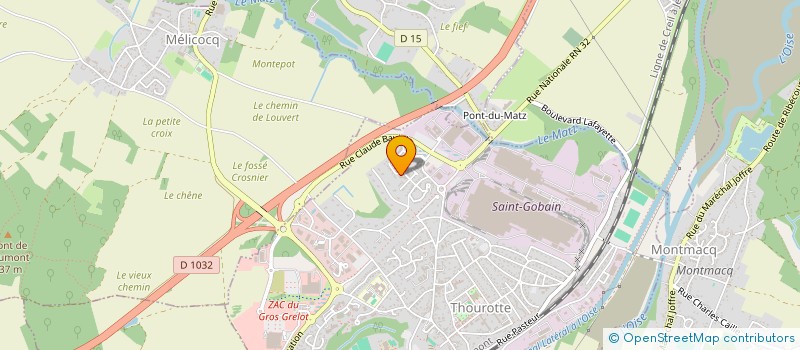 localisation de l'entreprise MADAME LOLITA POIRATON  THOUROTTE