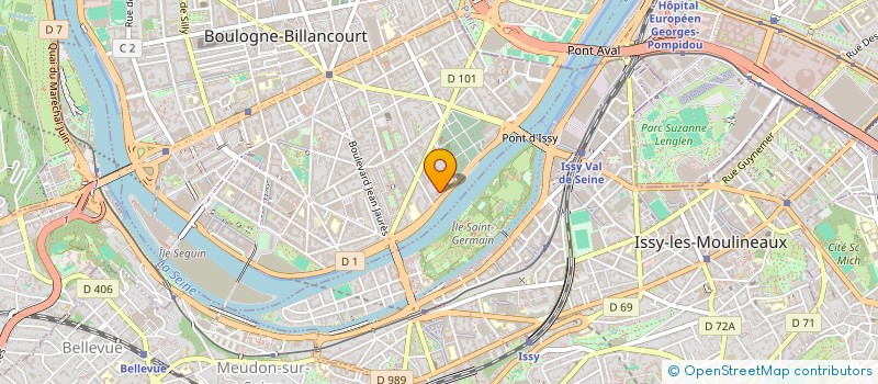 localisation de l'entreprise MADAME LONA JACKSON à BOULOGNE-BILLANCOURT