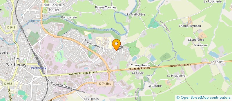 localisation de l'entreprise MADAME LONA MICHONNEAU à PARTHENAY