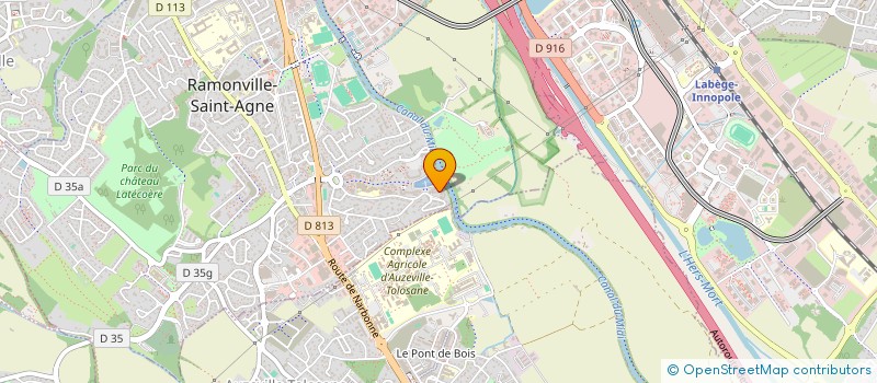 localisation de l'entreprise MADAME LONNIE GUIOLET  RAMONVILLE-SAINT-AGNE