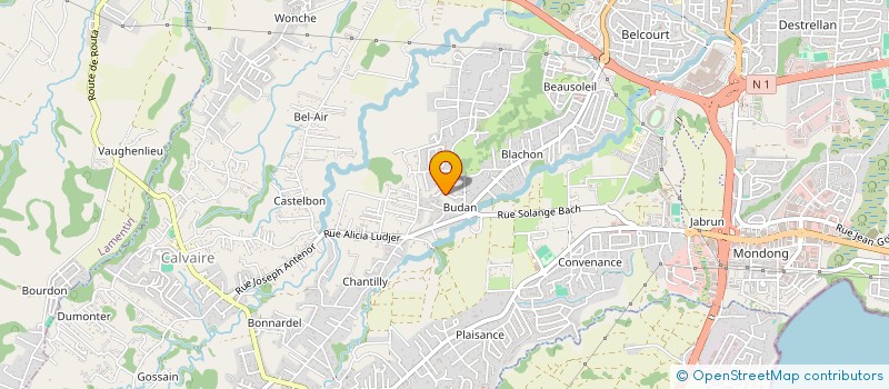 localisation de l'entreprise MADAME LONY HARBONNIER  BAIE-MAHAULT