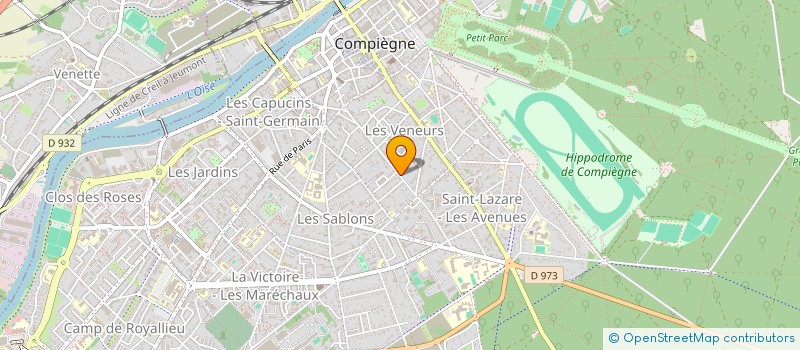 localisation de l'entreprise MADAME LONY SCHUMACHER à COMPIEGNE