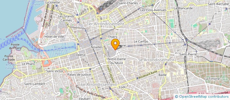localisation de l'entreprise MADAME LOONA CLEMENTZ  MARSEILLE