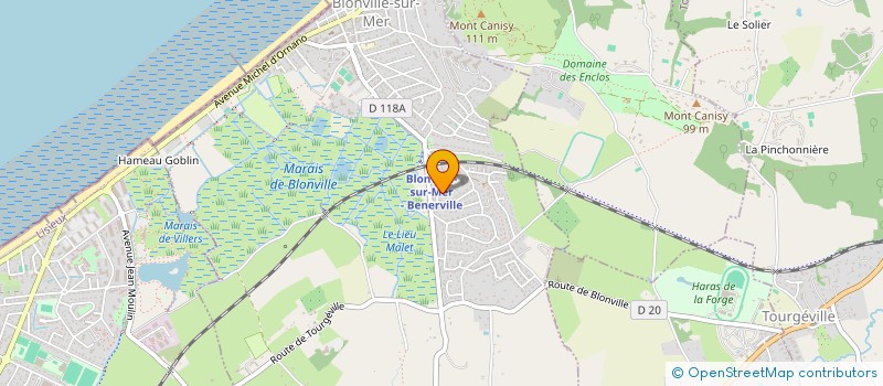 localisation de l'entreprise MADAME LOONA COUSIN  BLONVILLE-SUR-MER