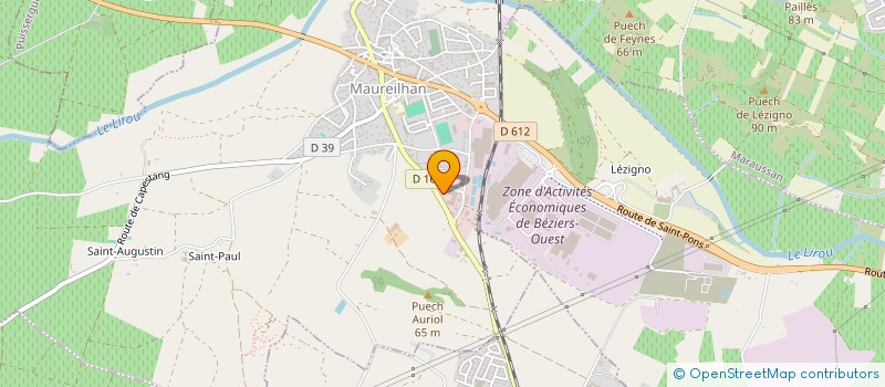 localisation de l'entreprise MADAME LOPEZ BRU  CAZOULS-LES-BEZIERS