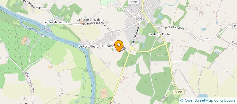 localisation de l'entreprise MADAME LORA BLIGNY  FENEU