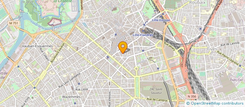 localisation de l'entreprise MADAME LORA BOTEV à LILLE