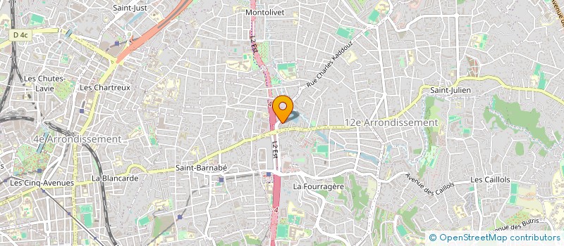 localisation de l'entreprise MADAME LORA CASSAND  MARSEILLE