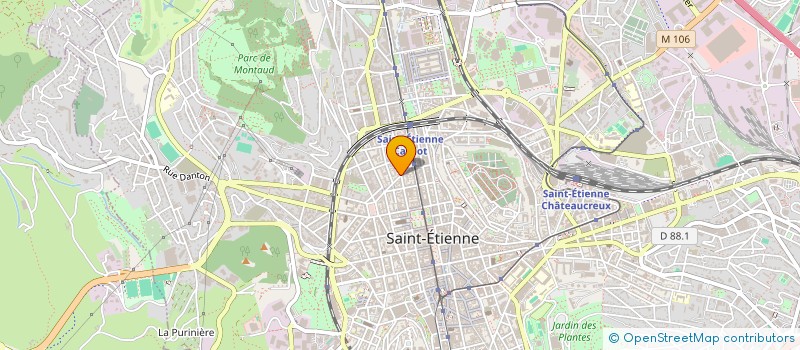 localisation de l'entreprise MADAME LORA MASAMBA  SAINT-ETIENNE