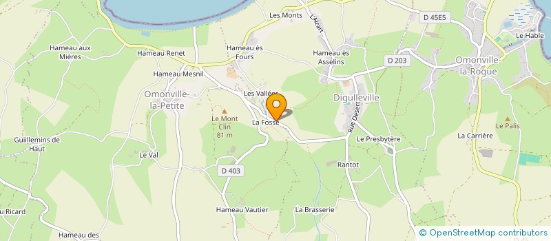 localisation de l'entreprise MADAME LORA TERRADE à LA HAGUE
