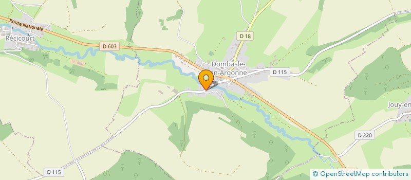 localisation de l'entreprise MADAME LORA VAN DE WOESTYNE  DOMBASLE-EN-ARGONNE