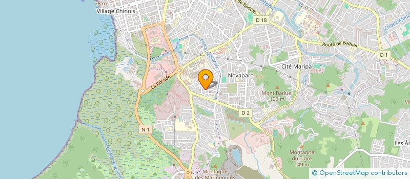 localisation de l'entreprise MADAME LORAINE CIMA  CAYENNE