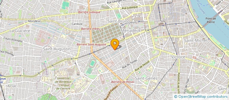 localisation de l'entreprise MADAME LORAINE GAUZERE  BORDEAUX