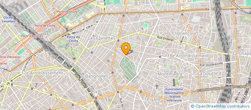 localisation de l'entreprise MADAME LORAINE KERDELHUE  PARIS