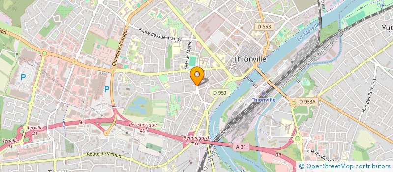 localisation de l'entreprise MADAME LORANE GEHIN à THIONVILLE