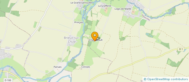 localisation de l'entreprise MADAME LORE CORDEBOEUF  ESSOUVERT