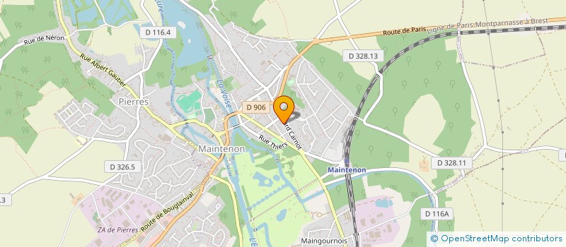 localisation de l'entreprise MADAME LORE GAUTERIE à MAINTENON