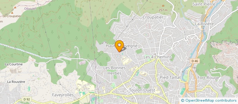 localisation de l'entreprise MADAME LORE LEBON  TOULON