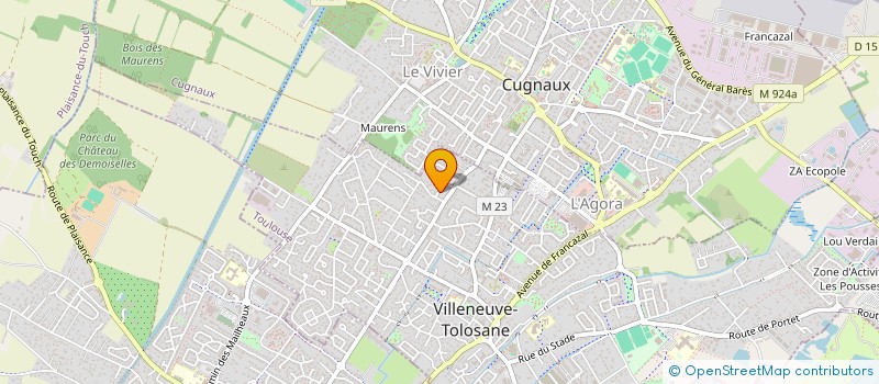 localisation de l'entreprise MADAME LOREA HIRIGOYEN à VILLENEUVE-TOLOSANE