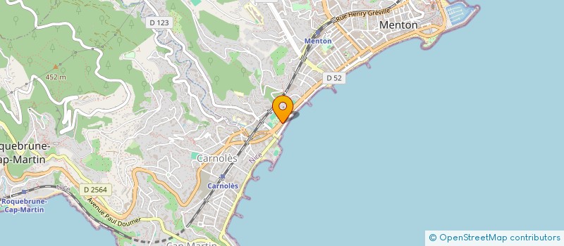localisation de l'entreprise MADAME LOREDANA-ELENA ROTARU à MENTON
