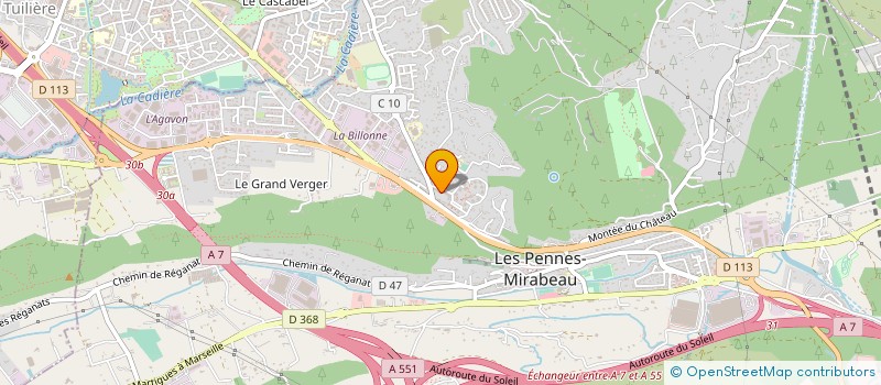 localisation de l'entreprise MADAME LOREDANA LA ROSA à LES PENNES-MIRABEAU