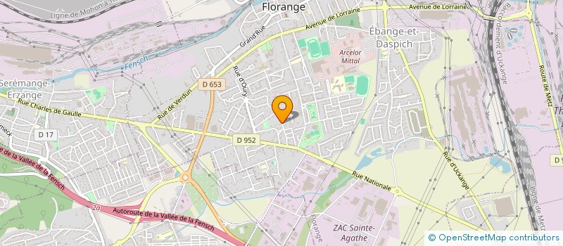 localisation de l'entreprise MADAME LOREDANA MARRONE  FLORANGE