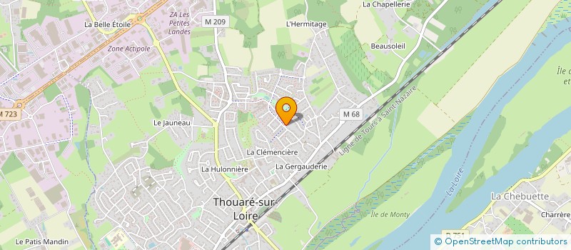 localisation de l'entreprise MADAME LOREDANA MARZOTTO à THOUARE-SUR-LOIRE