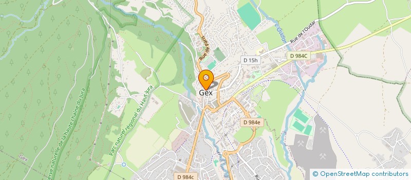 localisation de l'entreprise MADAME LOREDANA PANNO  GEX