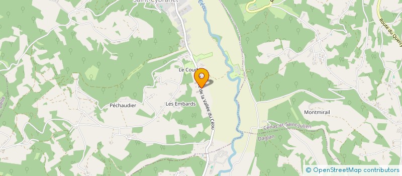 localisation de l'entreprise MADAME LOREDANA RICOTTA  SAINT-CYBRANET