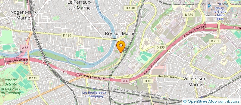 localisation de l'entreprise MADAME LOREDANA SANDREAN à BRY-SUR-MARNE